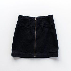 Free People Black Virgo Mini Skirt 🖤